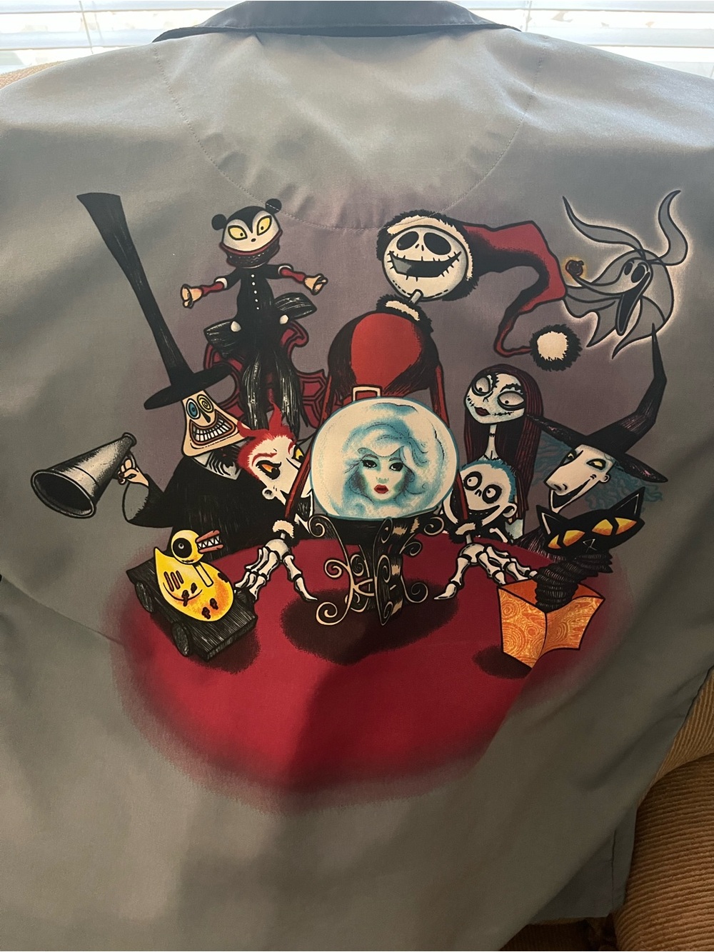 NBC Disney World Nightmare before Christmas bowling shirt